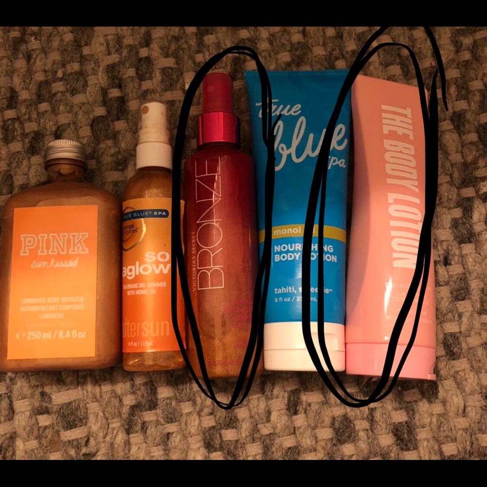 PINK BRONZE & THE BODY LOTION (2) only!